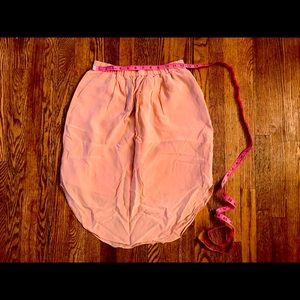 MADEWELL pink skirt with pockets